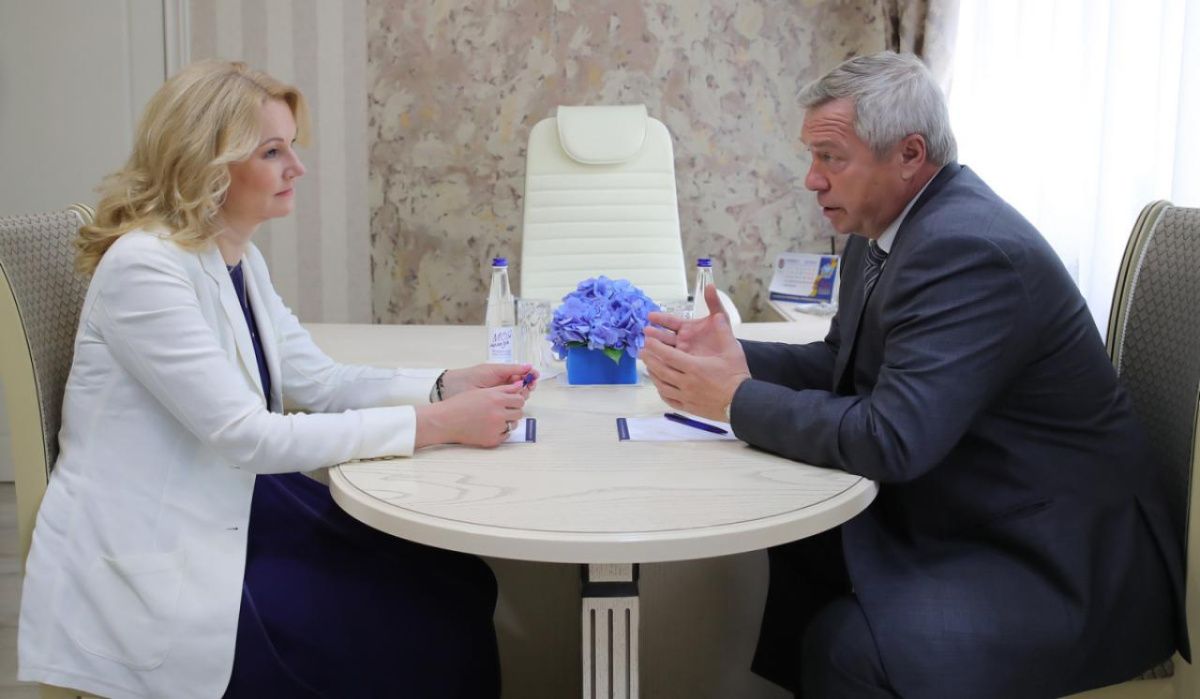 Губернатор Ростовской области провёл рабочую встречу с вице-премьером правительства России